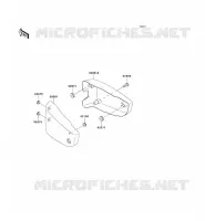 SIDE COWLING voor Kawasaki VN1500 CLASSIC 1998