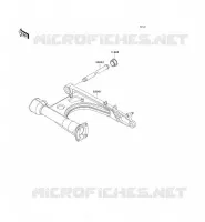 SWINGARM voor Kawasaki VN1500 CLASSIC 1998