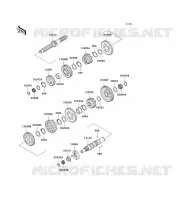 TRANSMISSION voor Kawasaki VN1500 CLASSIC 1998