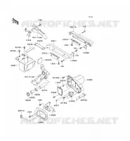 BATTERY BRACKET voor Kawasaki VN1500 CLASSIC 1998