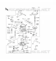 CARBURETOR voor Kawasaki VN1500 CLASSIC 1998