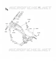 CHASSIS voor Kawasaki VN1500 CLASSIC 1998