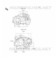 CRANKCASE BOLT voor Kawasaki VN1500 CLASSIC 1998