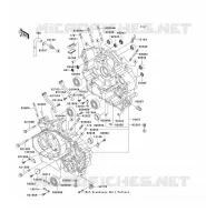 CRANKCASE(S) voor Kawasaki VN1500 CLASSIC 1998