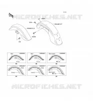 FENDER voor Kawasaki VN1500 CLASSIC 1998