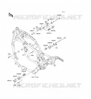 FRAME PARTS (COUVERTURE) voor Kawasaki VN1500 CLASSIC 1998