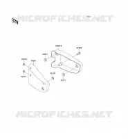SIDE COWLING voor Kawasaki VN1500 CLASSIC 1998