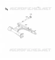 SWINGARM voor Kawasaki VN1500 CLASSIC 1998