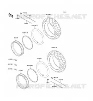 TIRES voor Kawasaki VN1500 CLASSIC 1998