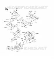 BATTERY BRACKET voor Kawasaki VN1500 CLASSIC 1998