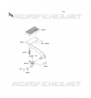 BRAKE PEDAL voor Kawasaki VN1500 CLASSIC 1998