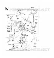 CARBURETOR voor Kawasaki VN1500 CLASSIC 1998