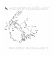 CHASSIS voor Kawasaki VN1500 CLASSIC 1998