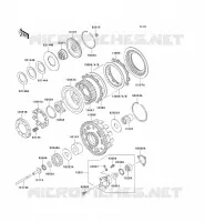 CLUTCH voor Kawasaki VN1500 CLASSIC 1998