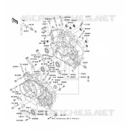 CRANKCASE(S) voor Kawasaki VN1500 CLASSIC 1998