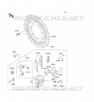 FRONT BRAKE voor Kawasaki VN1500 CLASSIC 1998
