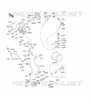 OIL PUMP voor Kawasaki VN1500 CLASSIC 1998