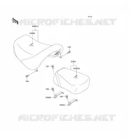 SEAT voor Kawasaki VN1500 CLASSIC 1998