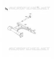 SWINGARM voor Kawasaki VN1500 CLASSIC 1998