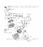 CYLINDER HEAD COVER voor Kawasaki VN1500 CLASSIC 1999