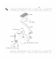 BRAKE PEDAL   TORK LINK voor Kawasaki VN1500 DRIFTER 1999