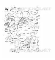 CARBURETOR voor Kawasaki VN1500 DRIFTER 1999