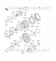 CLUTCH voor Kawasaki VN1500 DRIFTER 1999