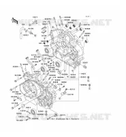 CRANKCASE(S) voor Kawasaki VN1500 DRIFTER 1999