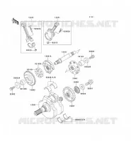 CRANKSHAFT voor Kawasaki VN1500 DRIFTER 1999