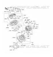 CYLINDER HEAD voor Kawasaki VN1500 DRIFTER 1999