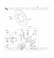 FRONT BRAKE voor Kawasaki VN1500 DRIFTER 1999