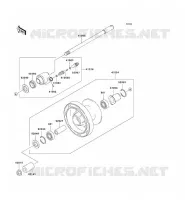 FRONT WHEEL voor Kawasaki VN1500 DRIFTER 1999