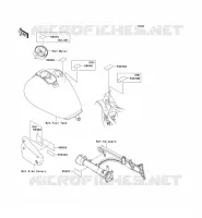 LABELS voor Kawasaki VN1500 DRIFTER 1999