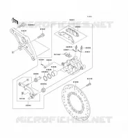 REAR BRAKE voor Kawasaki VN1500 DRIFTER 1999