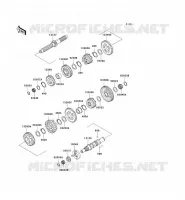 TRANSMISSION voor Kawasaki VN1500 DRIFTER 1999