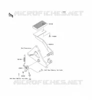 BRAKE PEDAL voor Kawasaki VN1500 DRIFTER 1999