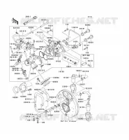 CARBURETOR voor Kawasaki VN1500 DRIFTER 1999