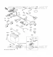 CHASSIS ELECTRICAL EQUIPMENT voor Kawasaki VN1500 DRIFTER 1999