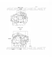CRANKCASE BOLT voor Kawasaki VN1500 DRIFTER 1999