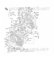 CRANKCASE(S) voor Kawasaki VN1500 DRIFTER 1999