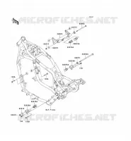 FRAME PARTS (COUVERTURE) voor Kawasaki VN1500 DRIFTER 1999