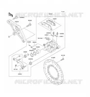 REAR BRAKE voor Kawasaki VN1500 DRIFTER 1999