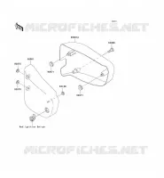 SIDE COWLING voor Kawasaki VN1500 DRIFTER 1999