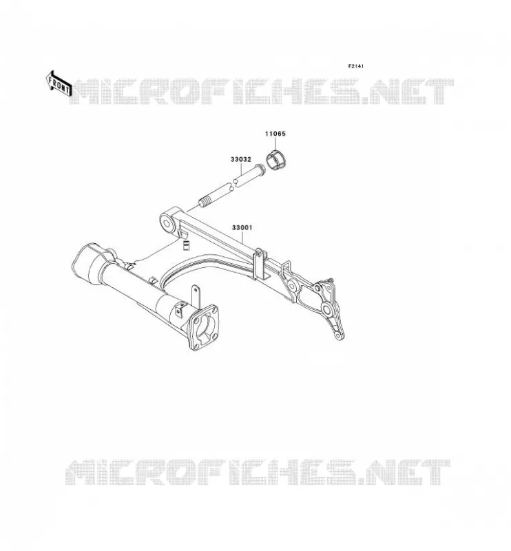 SWINGARM Kawasaki MOTOS 1500 1999 VN1500 DRIFTER  VN1500-J1