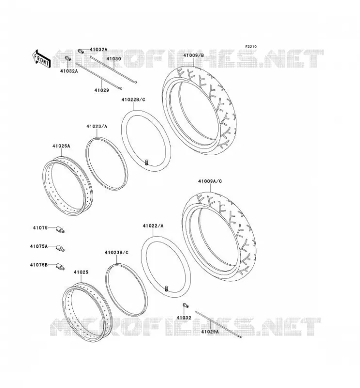 TIRES Kawasaki MOTOS 1500 2000 VN1500 DRIFTER  VN1500-J2