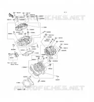 CYLINDER HEAD voor Kawasaki VN1500 CLASSIC TOURER FI 2003