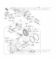 DRIVE SHAFT   FINAL GEAR voor Kawasaki VN1500 CLASSIC TOURER FI 2003
