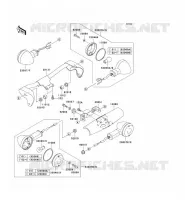INDICATORS voor Kawasaki VN1500 CLASSIC TOURER FI 2003