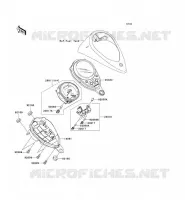 METERS voor Kawasaki VN1500 CLASSIC TOURER FI 2003