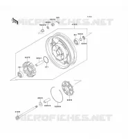 REAR WHEEL   CHAIN voor Kawasaki VN1500 CLASSIC TOURER FI 2003